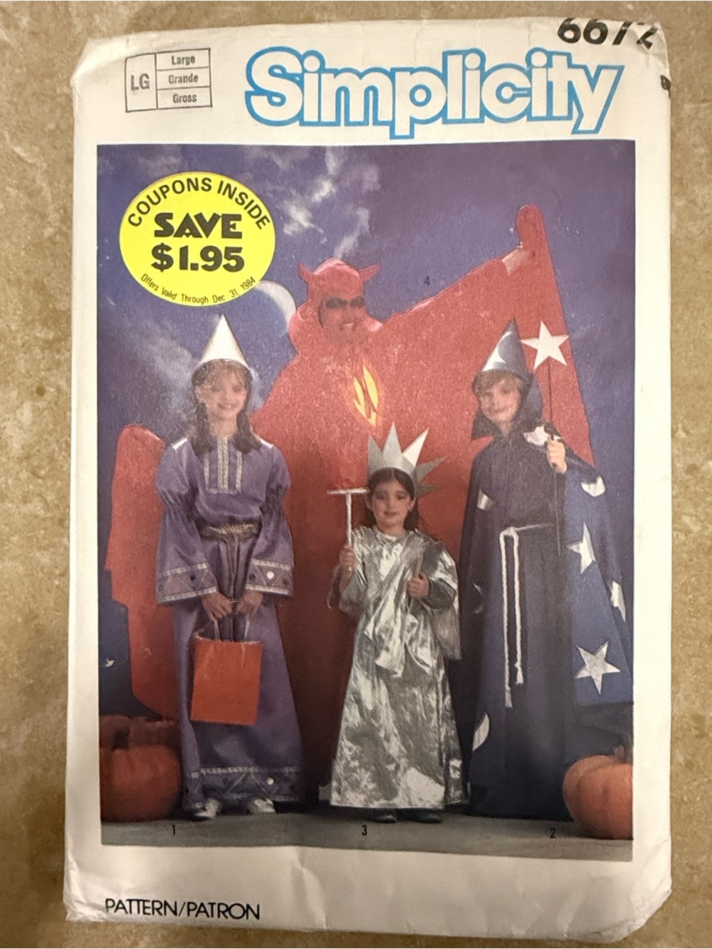 Simplicity Halloween Costume Pattern